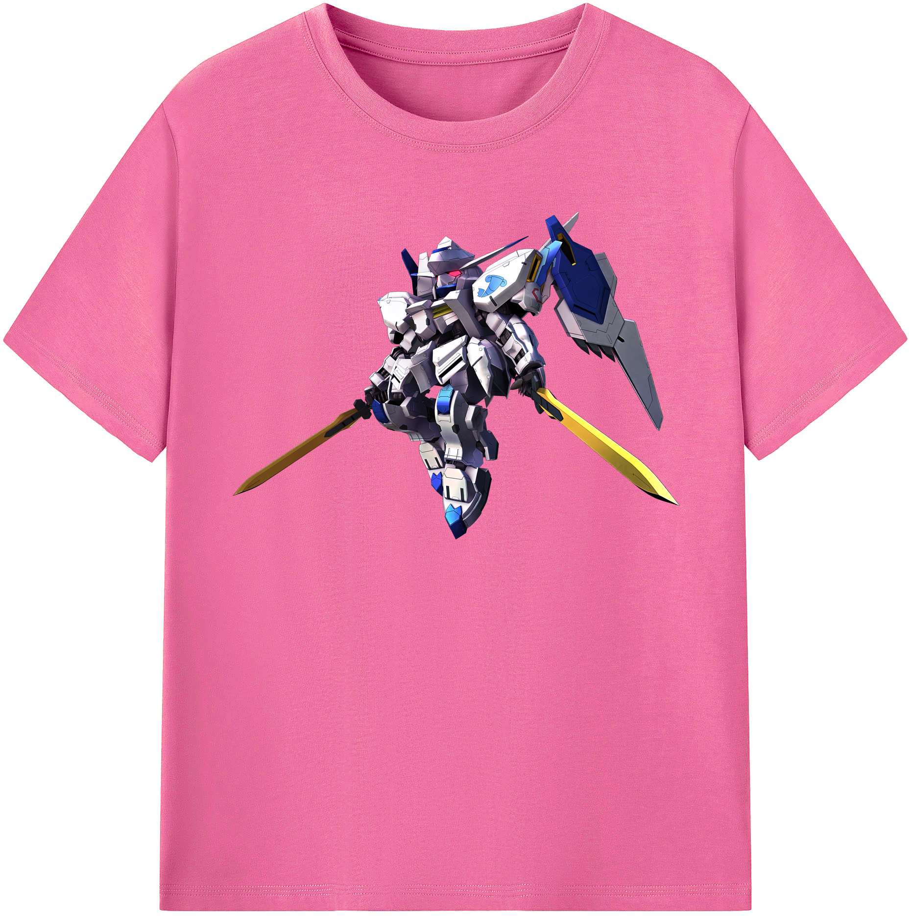 （画像用） 機動戦士ガンダム Mobile Suit Gundam レディースカジュアルプリントTシャツ（綿100％）